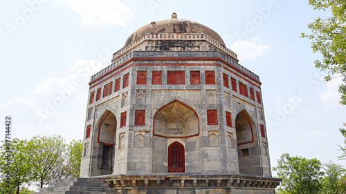 View of Shah Quli Khan's tomb, built by Shah Quli Khan himself in 1574-75 AD, Narnaul, Haryana, India. photo