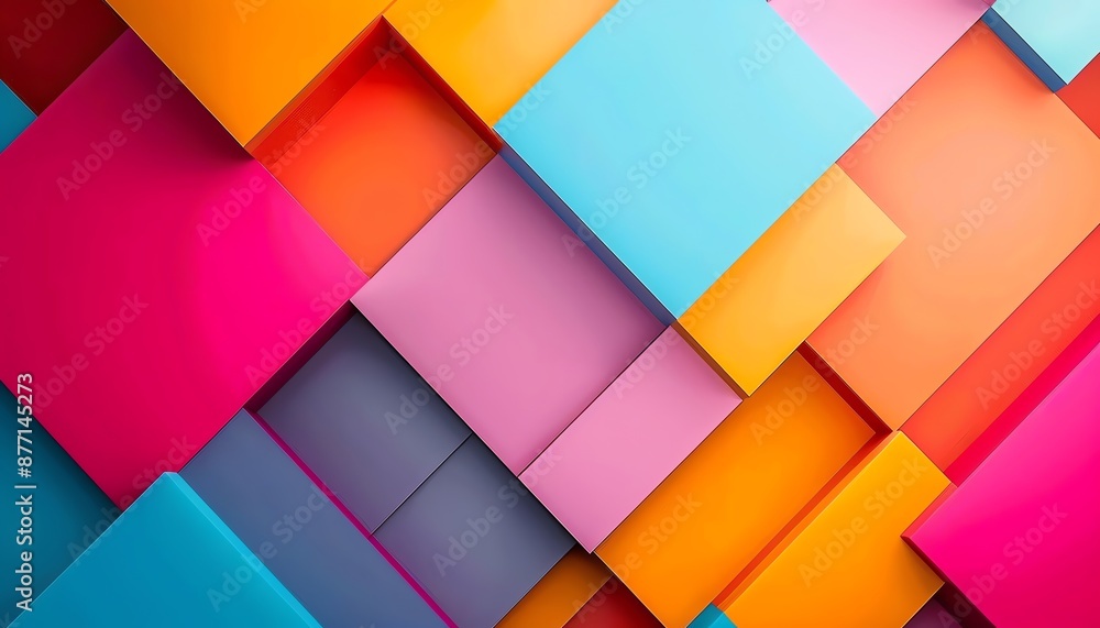 Bold and bright color blocks with smooth transitions, Colorful Abstract background, Modern and eyecatching composition, Bold and bright color blocks with smooth transitions, Colorful Abstract background, Modern and eyecatching composition,