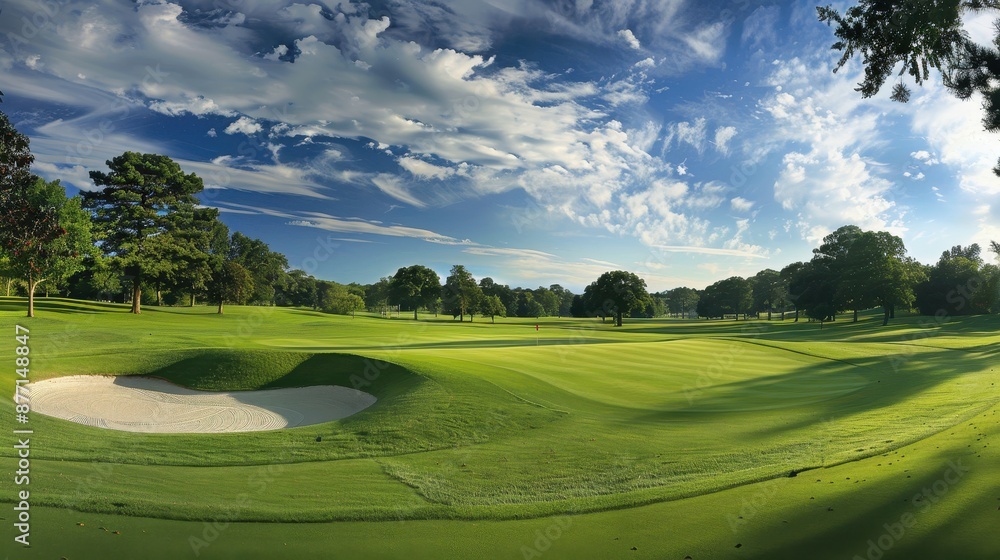 Majestic Championship Golf Course: Panoramic View of a Challenging Layout Majestic Championship Golf Course: Panoramic View of a Challenging Layout