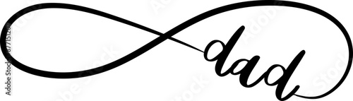 Dad Infinity Symbol