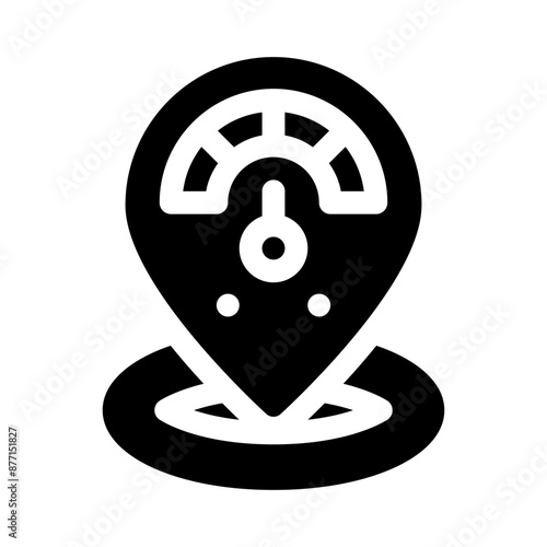 distance glyph icon