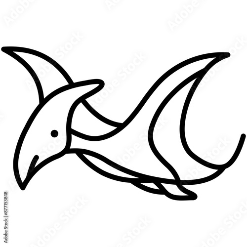 Pteranodon Lineart