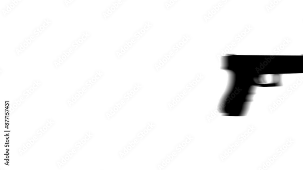 Animation set, gun symbol. Animations: transparency, zooms, transition top to down, transition left to right, slide up to down, slide left to right Animation set, gun symbol. Animations: transparency, zooms, transition top to down, transition left to right, slide up to down, slide left to right