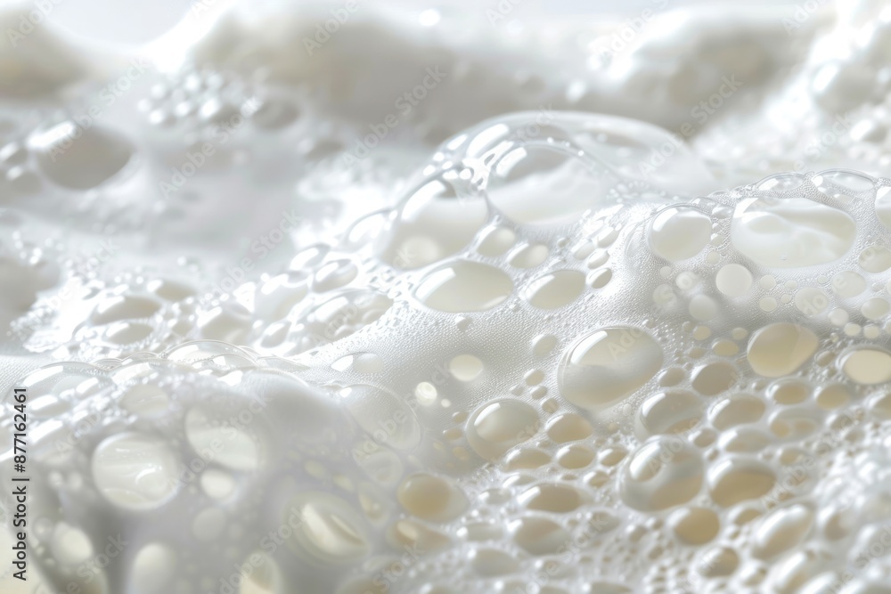 Soap lather on a white background Soap lather on a white background