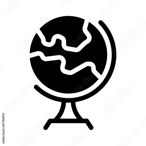 globe glyph icon