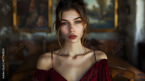 portrait of a beautiful woman