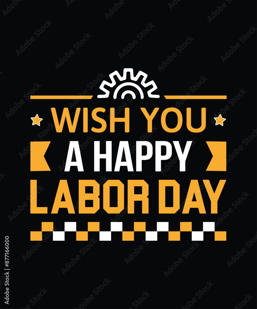 Obraz premium Labor Day T-Shirt Design, Workers Day Poster Design, Labor Day Illustration Vector