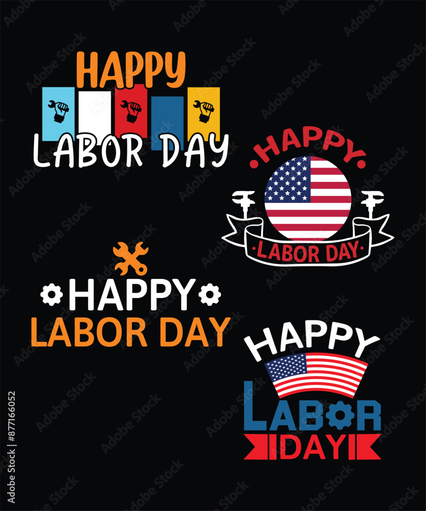 Labor Day T-Shirt Design, Workers Day Poster Design, Labor Day Illustration Vector Labor Day T-Shirt Design, Workers Day Poster Design, Labor Day Illustration Vector