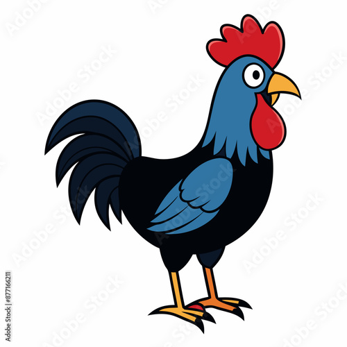 Rooster vector illustration