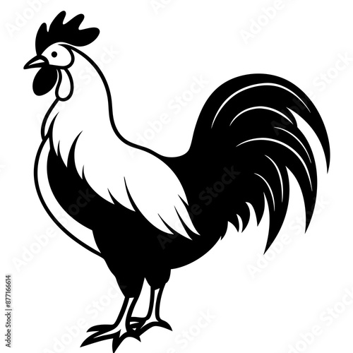 Rooster vector illustration