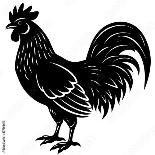 Rooster vector illustration