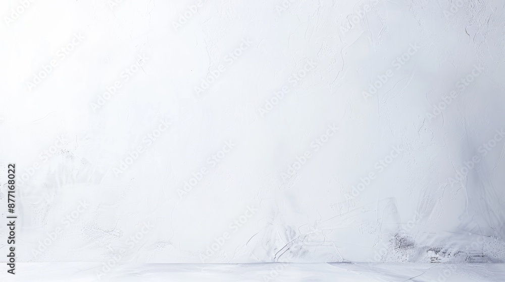 Obraz premium Empty white backdrop with room for text