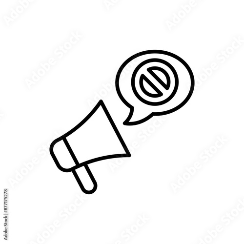 Fake news outline icons, minimalist vector illustration ,simple transparent graphic element .Isolated on white background