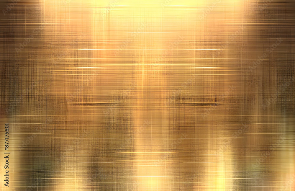 a gold wrapper with a plaid pattern a gold wrapper with a plaid pattern