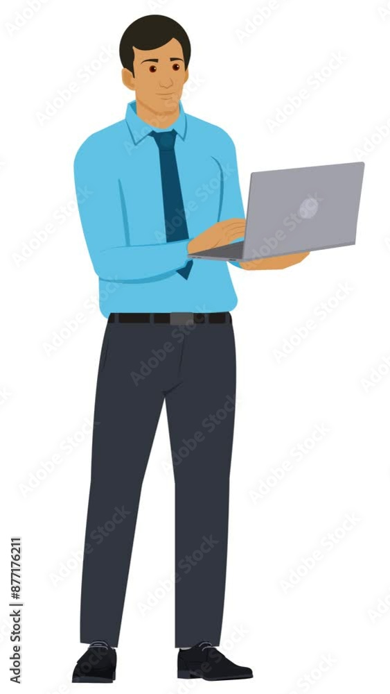 Man Working at office, Successful Handsome man Working on Laptop Computer. Businessman Preparing for a Marketing Plan Meeting Discussion Man Working at office, Successful Handsome man Working on Laptop Computer. Businessman Preparing for a Marketing Plan Meeting Discussion