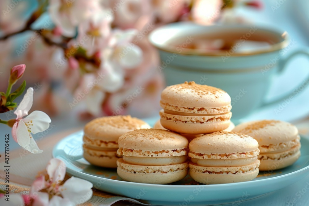 French Macarons and Tea French Macarons and Tea