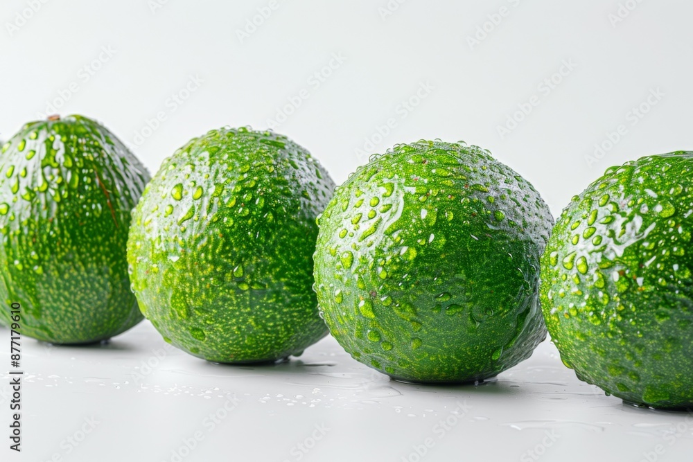 Avocados in a Row Avocados in a Row