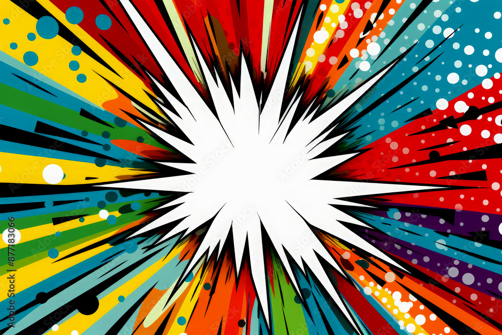 Fototapeta premium retro cartoon design background