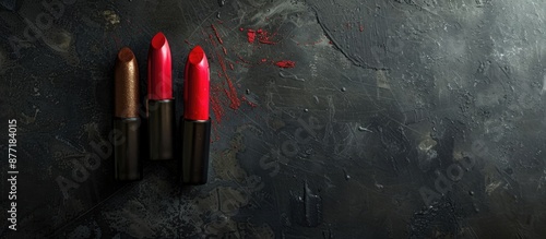 Old lipstick tubes left ove...