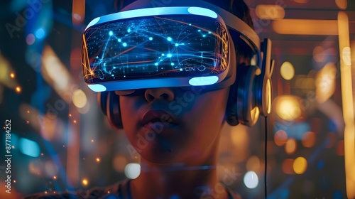 Wallpaper Mural Quantum Computing Revolutionizes Next-Gen Gaming with Futuristic Digital Environments and Characters Torontodigital.ca