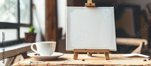 Concept of a blank canvas a...