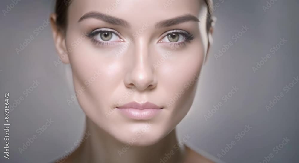 light shining on the face of a beautiful caucasian woman light shining on the face of a beautiful caucasian woman