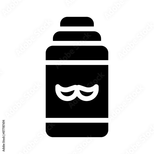 aftershave glyph icon