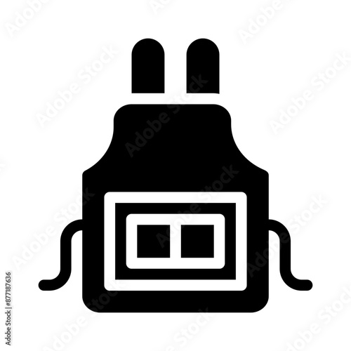 apron glyph icon