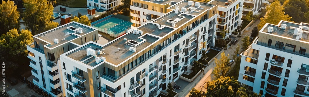 Comprehensive Architectural Model of Modern Housing Estate Comprehensive Architectural Model of Modern Housing Estate