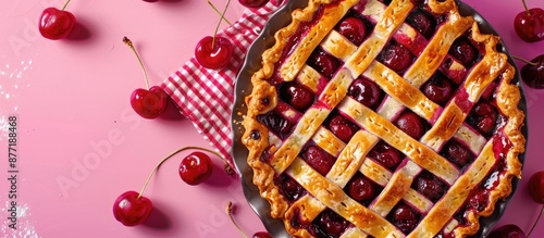 Close up of delicious cherr...