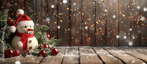 Christmas holidays depicted...