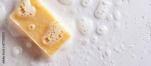 Soap bar on white backgroun...