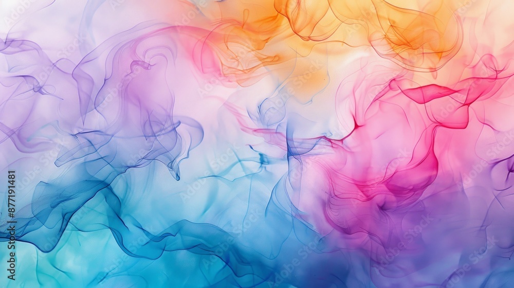 Abstract Art of Colorful Swirls Abstract Art of Colorful Swirls