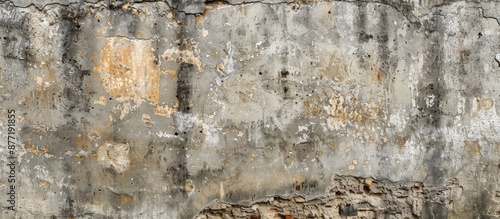 Weathered cement wall provi...
