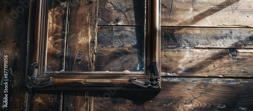 Mockup featuring an antique...