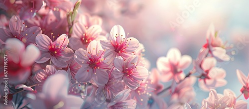 A serene summer scene featu...