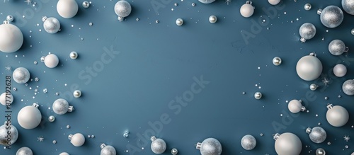 Top view of a blue grey bac...