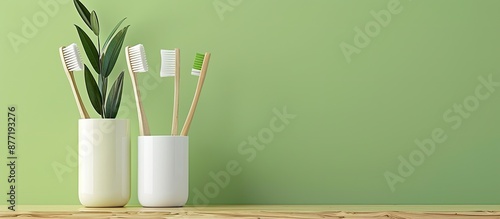 Toothbrushes and holder pla...