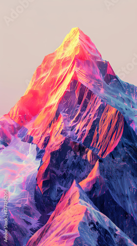 Colorful mountains