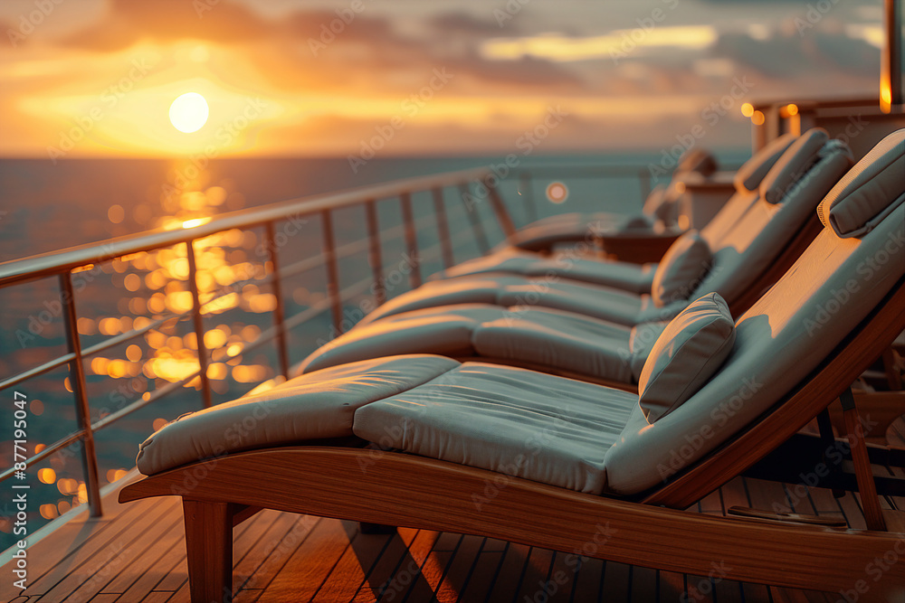 Fototapeta premium Picture of luxury resort beautiful tropical landscape generative AI