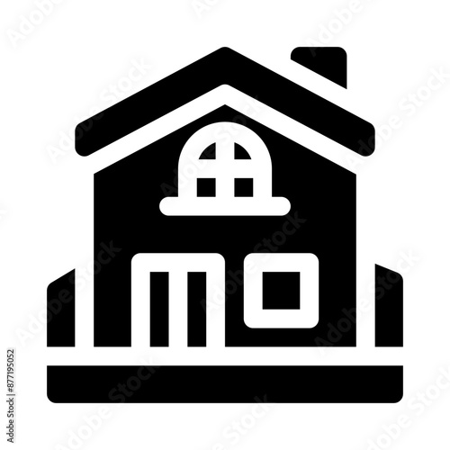 house glyph icon