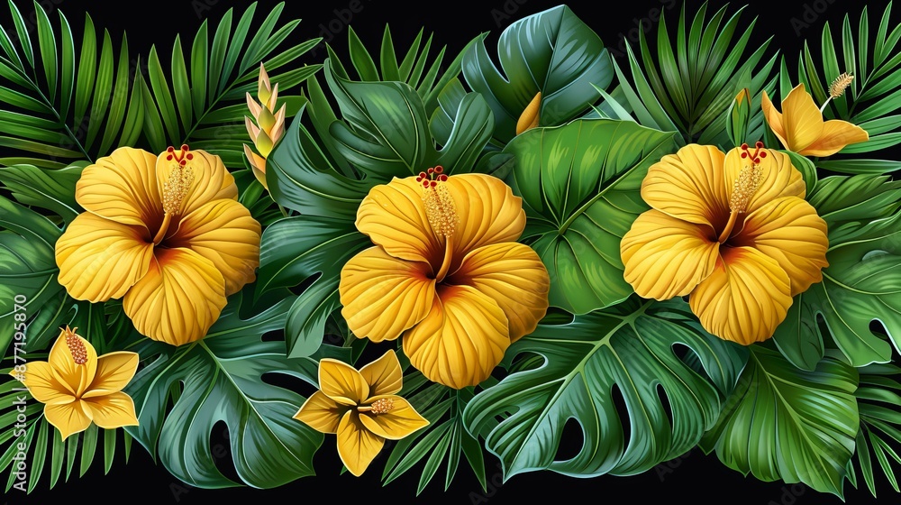 Beautiful flower flowers in nature close-up macro, fresh flower gardening and beautiful floral spring in isolated dark background illustration Beautiful flower flowers in nature close-up macro, fresh flower gardening and beautiful floral spring in isolated dark background illustration