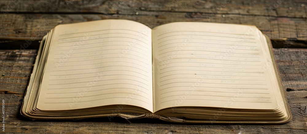 A professional photograph featuring a notebook pad with ample copy space image A professional photograph featuring a notebook pad with ample copy space image
