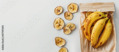 Banana and dried slices in ...