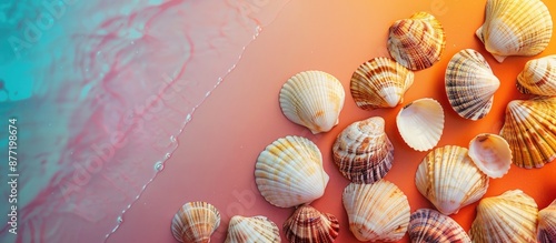 Seashells from the beach di...