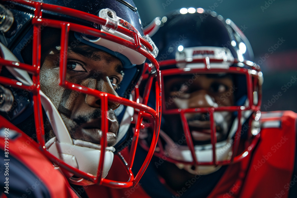 Dynamic expressive Generative AI picture american football soccer rugby sports competition match Dynamic expressive Generative AI picture american football soccer rugby sports competition match
