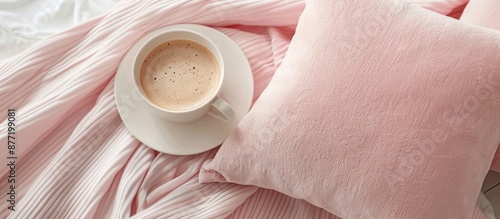 Aesthetic pink pillows and ...