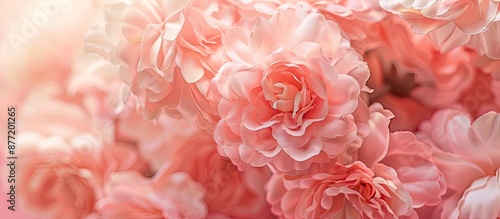 Soft pink artificial flower...