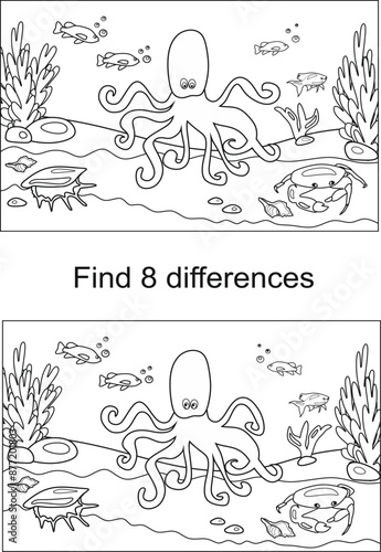 A wonderful puzzle game "Find 8 differences" will delight fans of finding differences between two different pictures. A game for the development of mindfulness, try to find the differences as quickly 