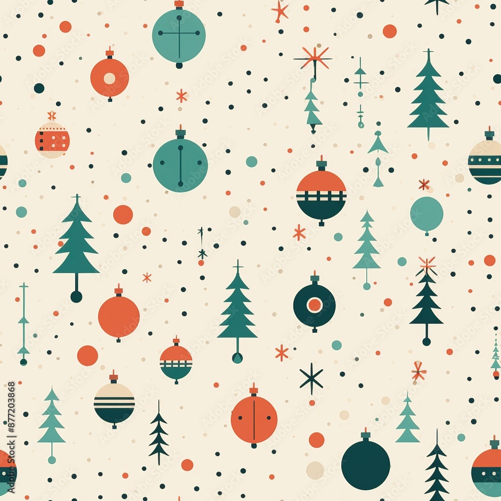Christmas Seamless Pattern. Merry Christmas Background. Winter Holiday Pattern Design with Trees. Xmas Pattern for Prints, Cards, Fabric, Surface Design. Christmas Seamless Pattern. Merry Christmas Background. Winter Holiday Pattern Design with Trees. Xmas Pattern for Prints, Cards, Fabric, Surface Design.
